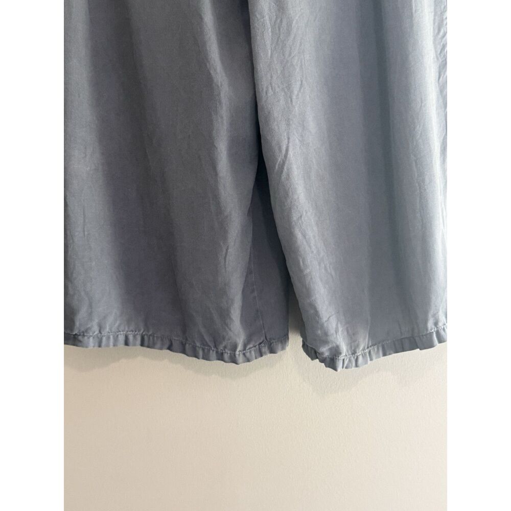 Bryn Walker 100% Tencel Flood Pant Wide Leg Pocket Lagenlook Boho Chic Beach Med - Picture 9 of 15